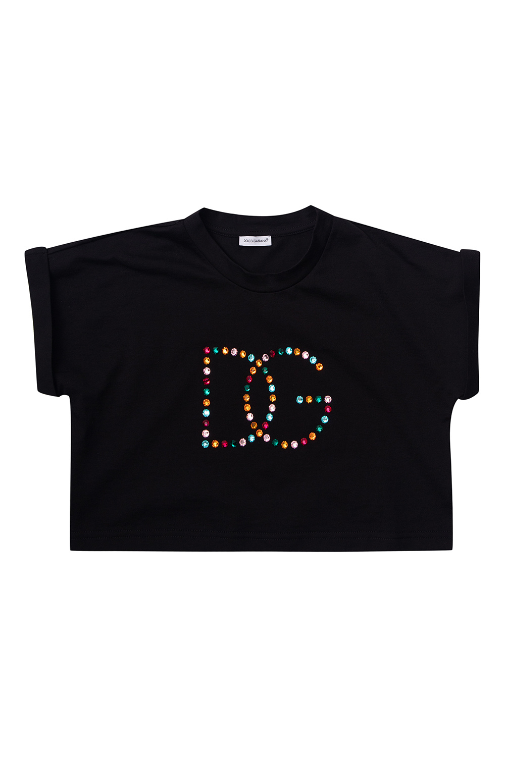 Dolce & Gabbana baroque logo-plaque loafers Logo T-shirt