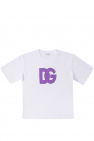 Dolce & Gabbana Kids embroidered hydrangea T-shirt