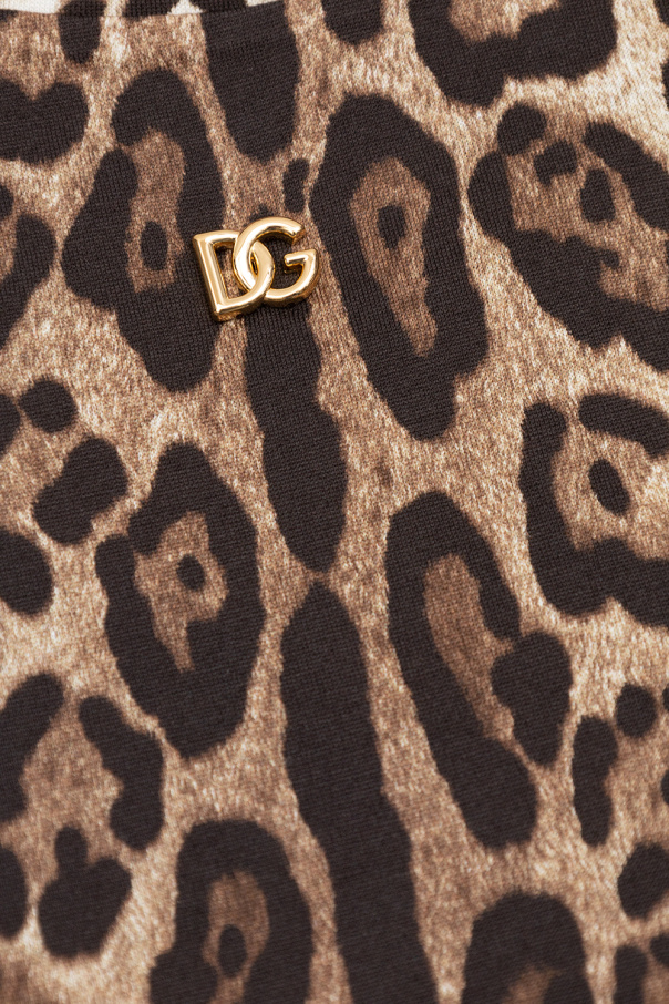 Dolce & Gabbana Kids striped logo-print track pants Dolce & Gabbana Amber Jeans In Destroyed Denim