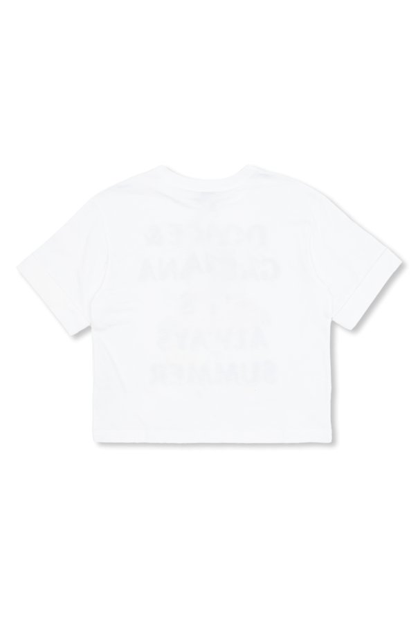 Dolce & Gabbana 733988 Maiolica Juwel iPhone 7 8 Kids T-shirt with logo