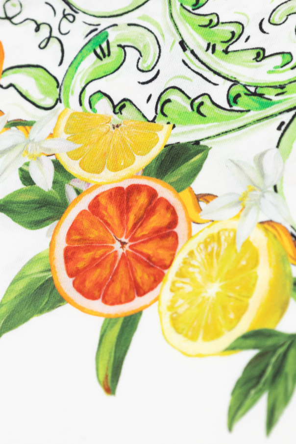 Dolce & Gabbana Kids T-shirt with citrus motif