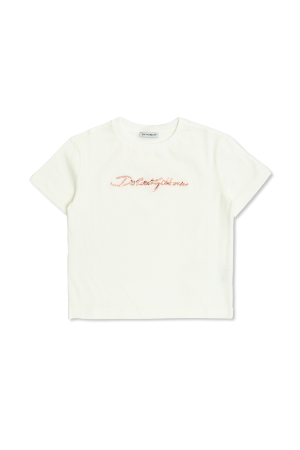 T-shirt with logo, zdjęcie 1 T-shirt with logo od Dolce & Gabbana Kids