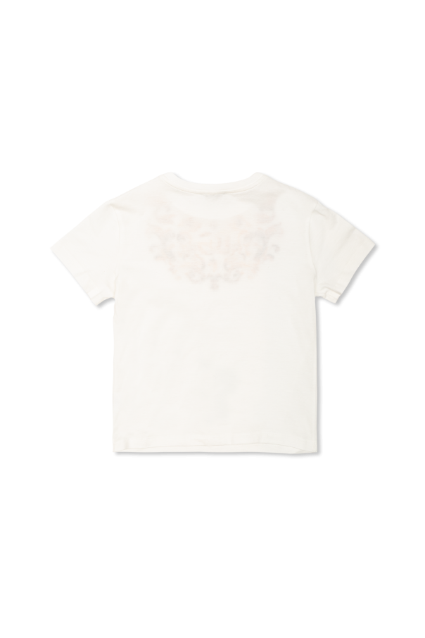 Dolce & Gabbana Kids T-shirt com estampado e lantejoulas cintilantes
