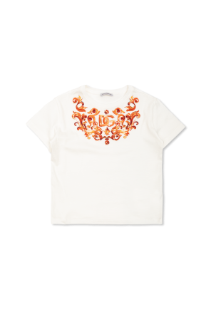 Camiseta con estampado y lentejuelas brillantes