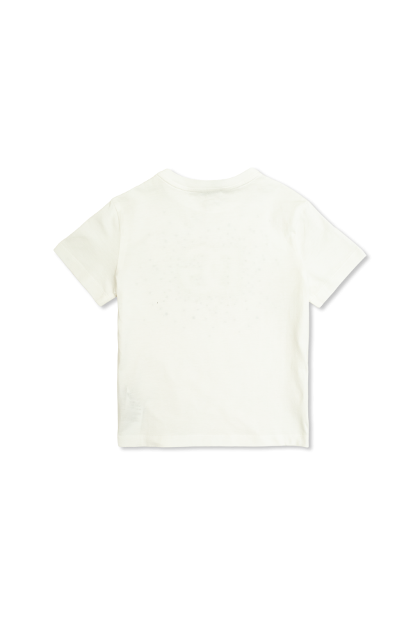 Dolce & Gabbana Kids T-shirt with logo and shimmering appliqués
