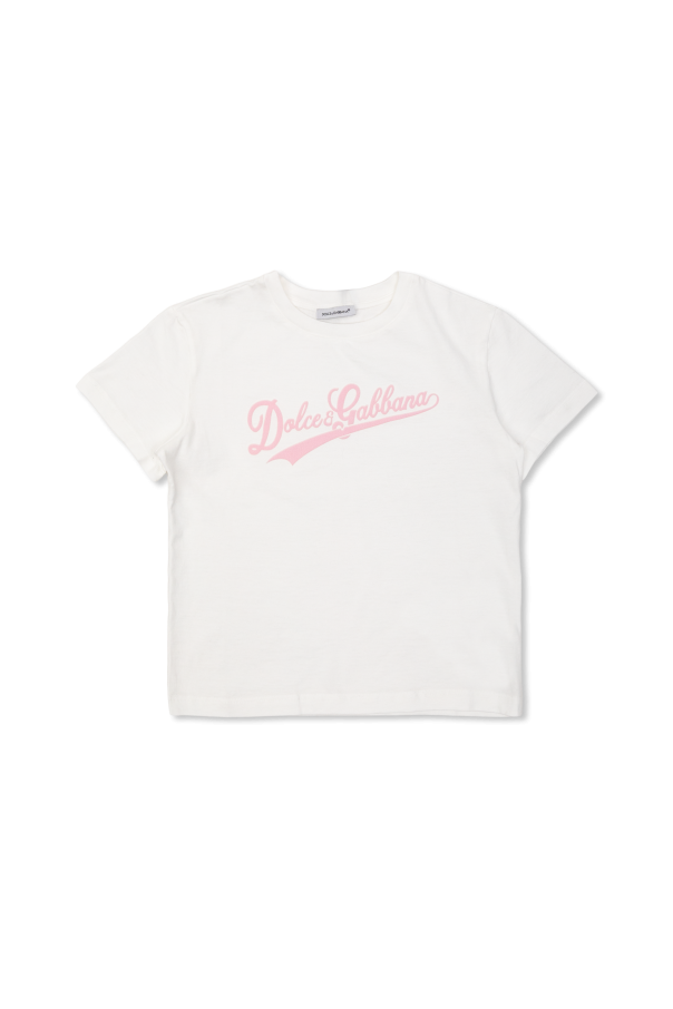 T-shirt with logo od Dolce & Gabbana Kids