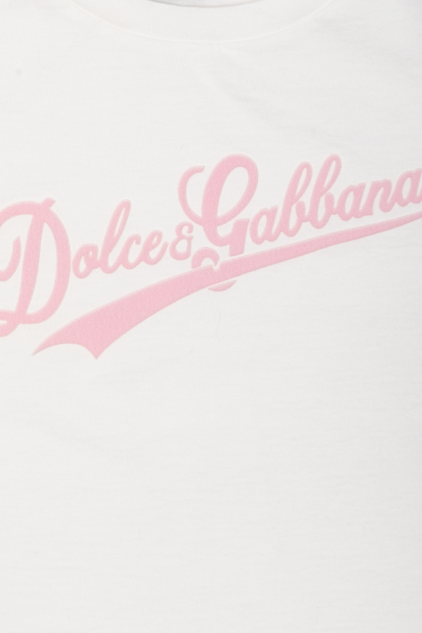 Dolce & Gabbana Kids T-shirt com logótipo
