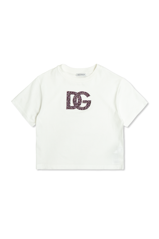 T-shirt with logo, zdjęcie 1 T-shirt with logo od Dolce & Gabbana Kids