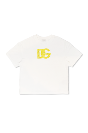 T-shirt with sequined logo