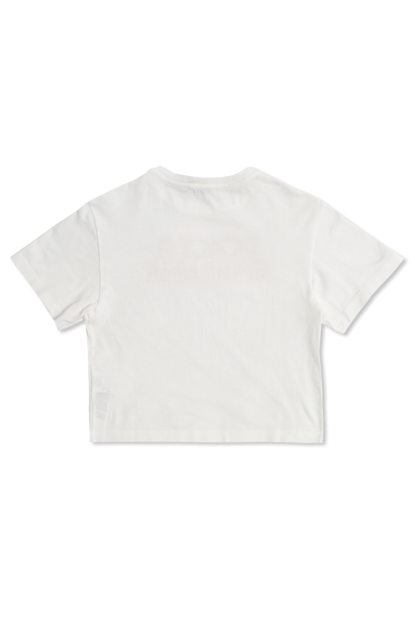 Dolce & Gabbana Kids T-shirt com logótipo