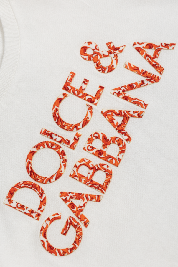 Dolce & Gabbana Kids T-shirt com logótipo
