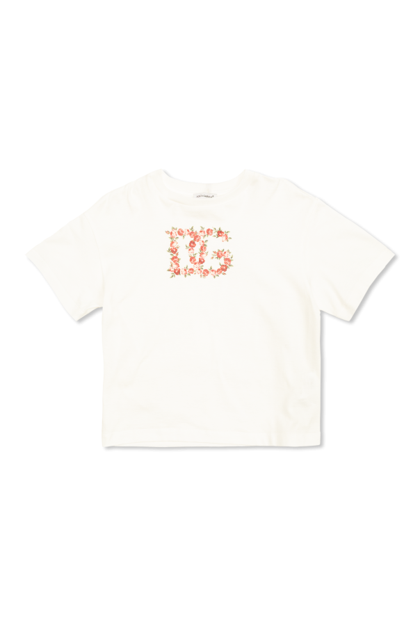 T-shirt with print od Dolce & Gabbana Kids