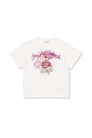 Cotton T-shirt with print