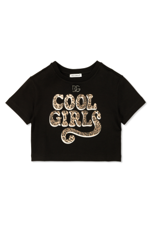 T-shirt with printed logo