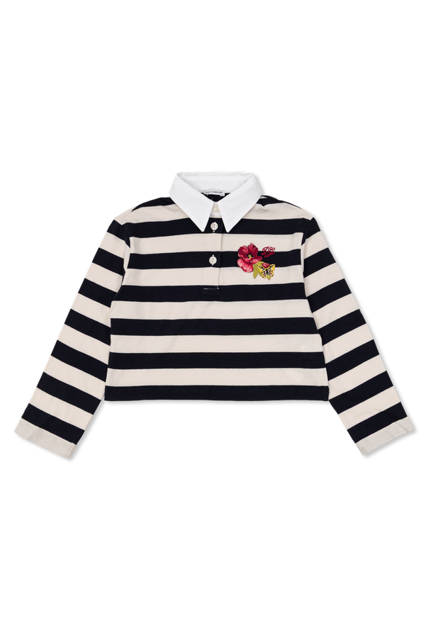 Striped polo shirt od Dolce & Gabbana Kids