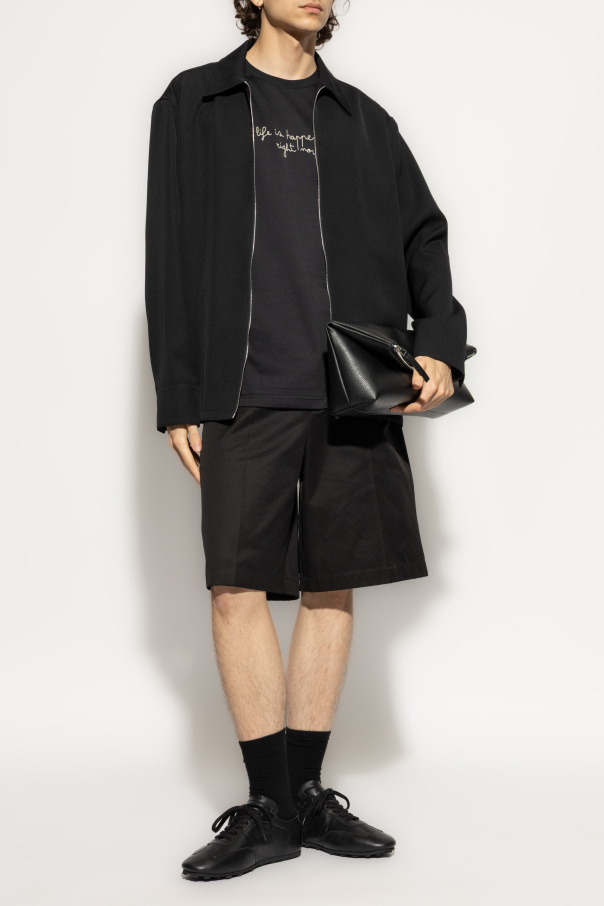 Eleventy T-shirt with embroidery