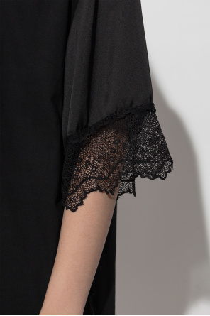 AllSaints Camiseta con acabado de encaje ‘Lenny’