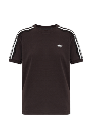T-shirt with embroidered logo