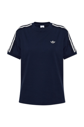 T-shirt with embroidered logo