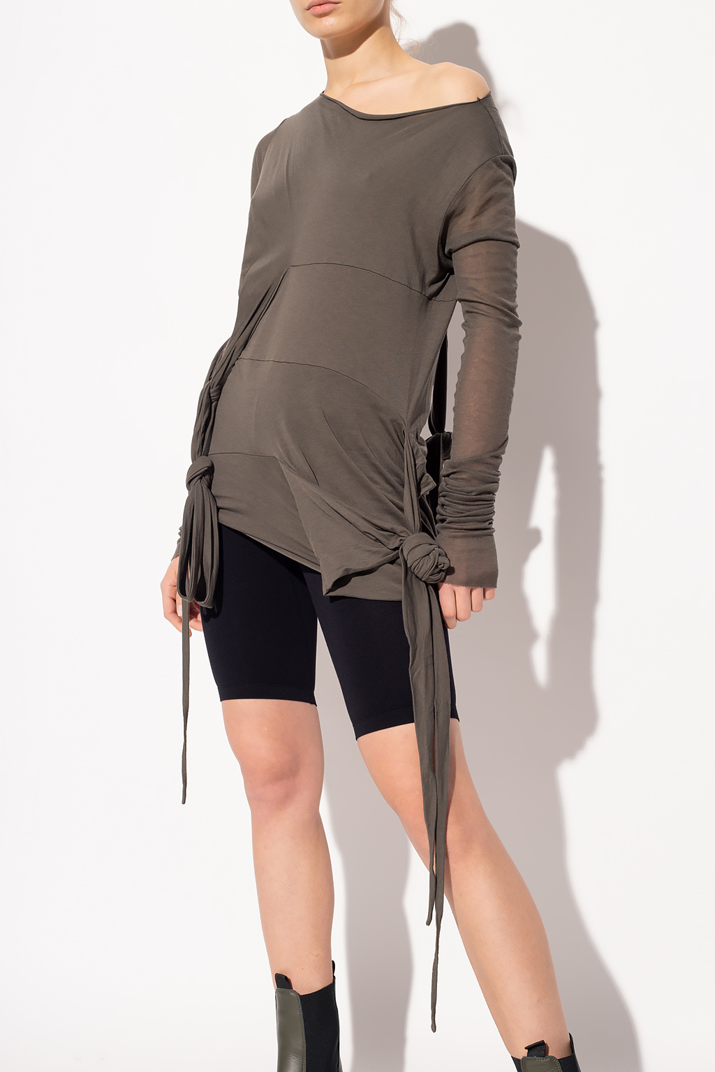 Rick Owens Lilies Asymmetrical T-shirt