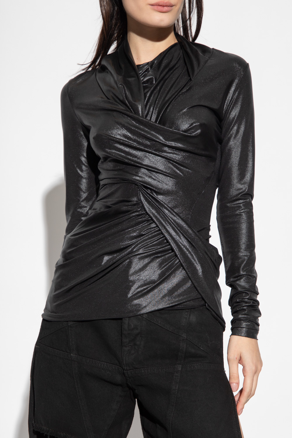 Rick Owens Lilies ‘Magnetic’ draped top