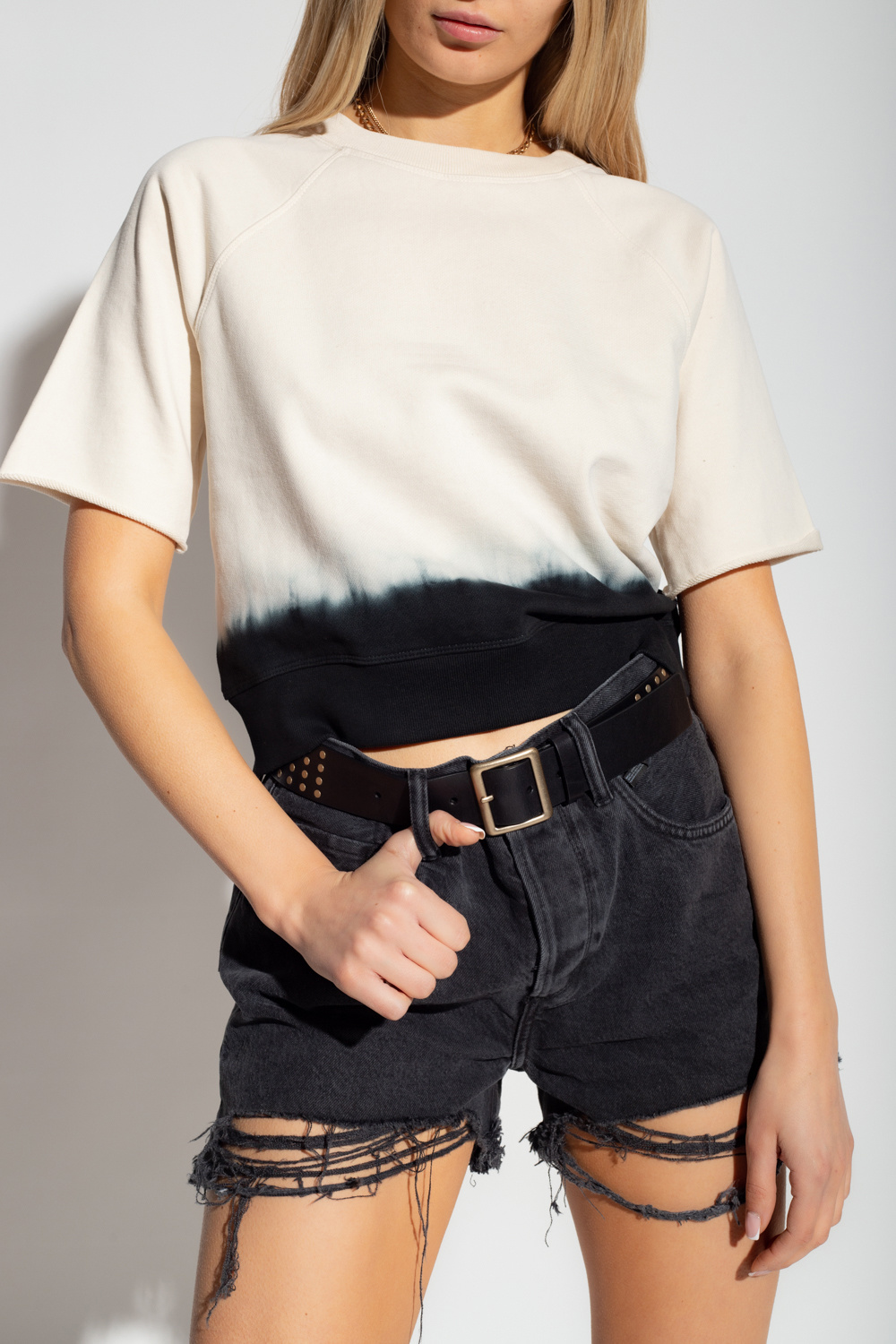 AllSaints ‘Lila’ short-sleeved sweatshirt