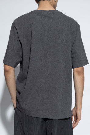 Maison Kitsuné T-shirt z naszywką