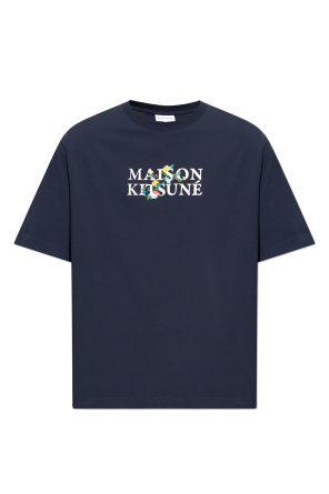 T-shirt with logo od Maison Kitsuné