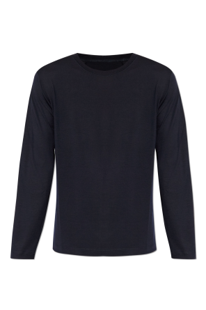 Wool long-sleeve t-shirt