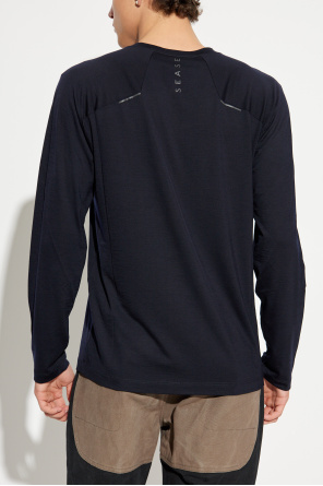 Sease Woll-T-Shirt mit langen Ärmeln