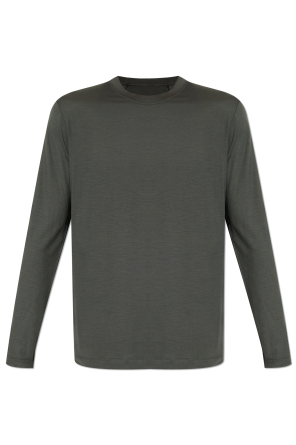 Wool long-sleeve t-shirt