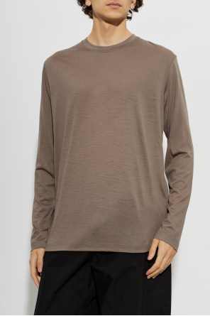 Sease T-shirt de lã de mangas compridas