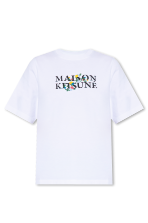 T-shirt with logo od Maison Kitsuné