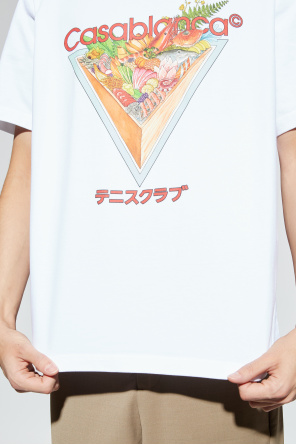 Casablanca T-Shirt mit Aufdruck