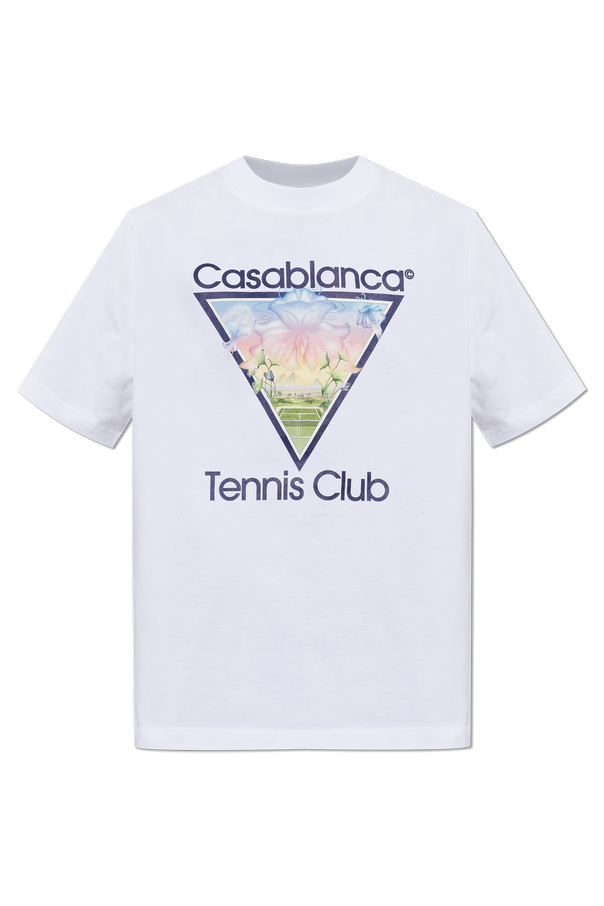 T-shirt with colorful print od Casablanca