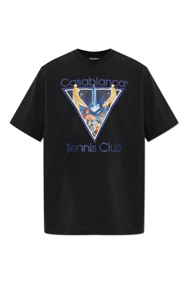 T-shirt with colorful print od Casablanca