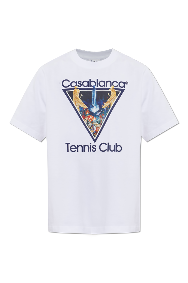 T-shirt with colorful print od Casablanca