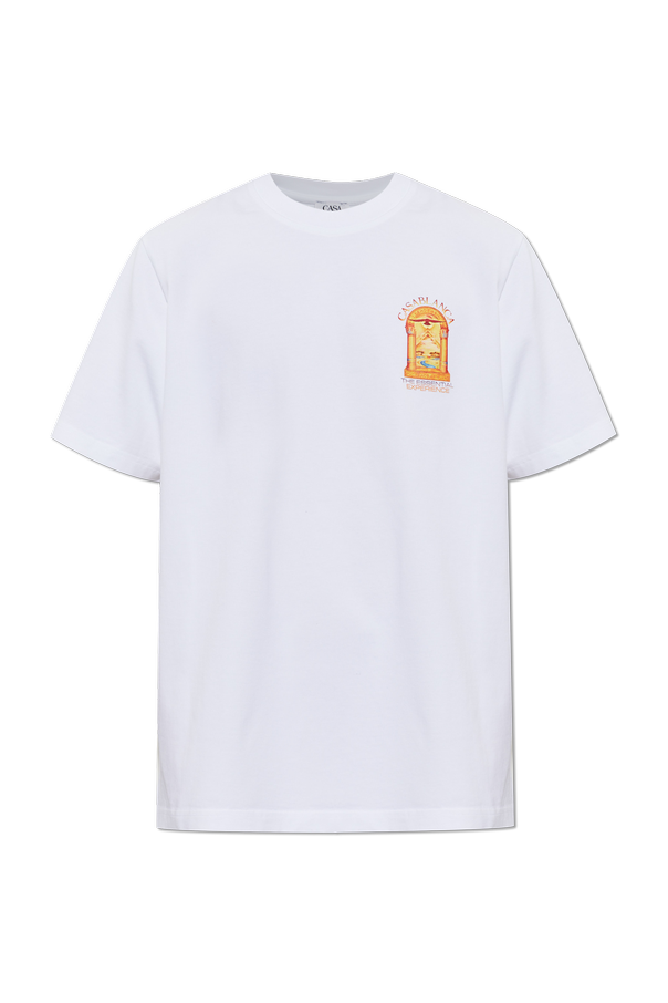 T-shirt with colorful print od Casablanca