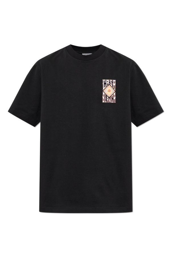T-shirt with a colorful print od Casablanca