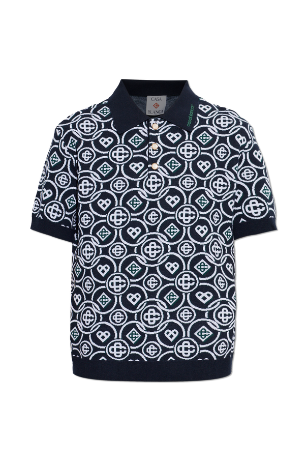 Polo with monogram od Casablanca