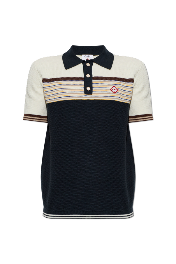 Polo Shirt with Logo Patch od Casablanca