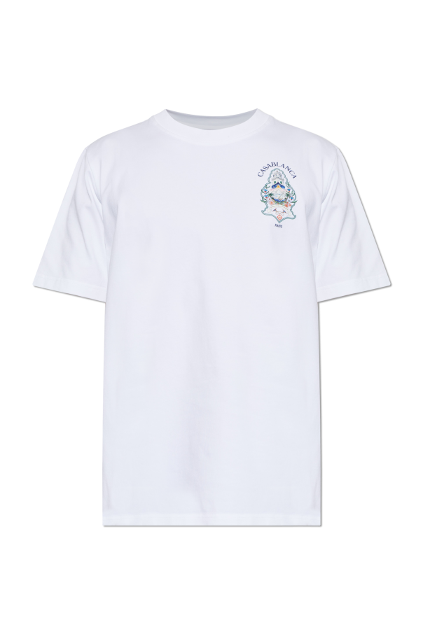 T-shirt with colorful print od Casablanca