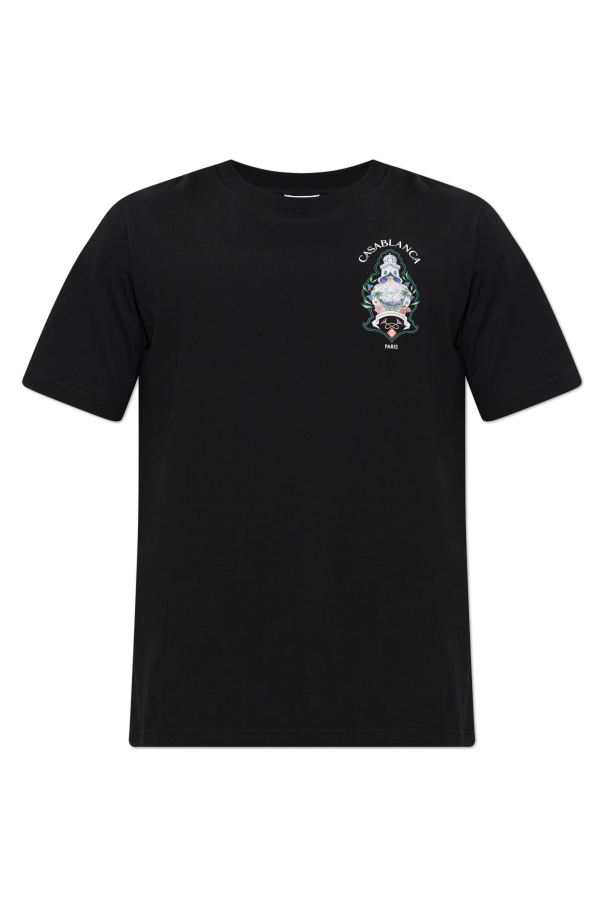 T-shirt with colourful print od Casablanca