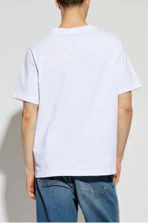 Casablanca T-shirt z kolorowym nadrukiem