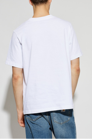 Casablanca T-shirt z kolorowym nadrukiem