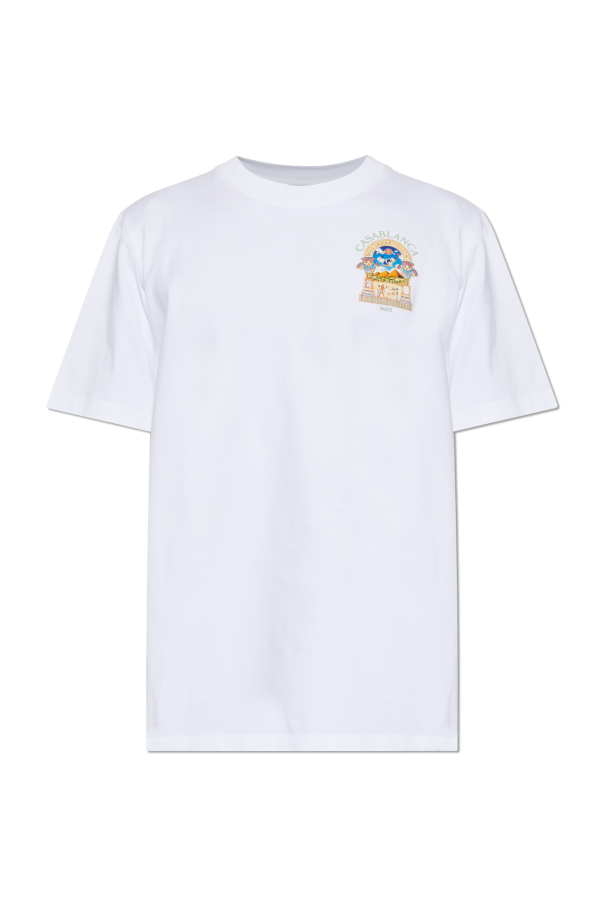 T-shirt with colorful print od Casablanca
