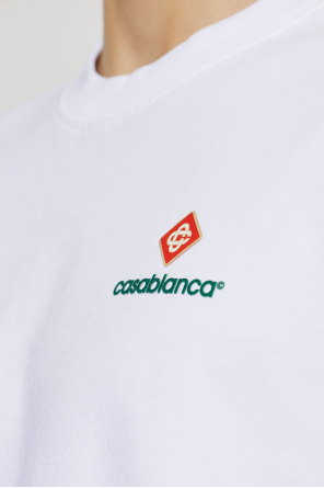 Casablanca T-shirt z nadrukowanym logo