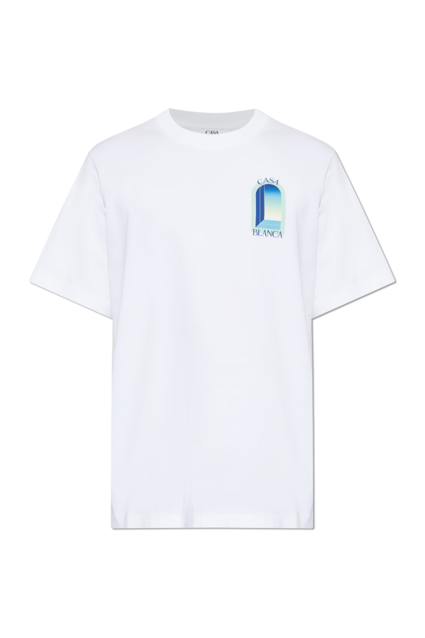T-shirt with colorful print od Casablanca