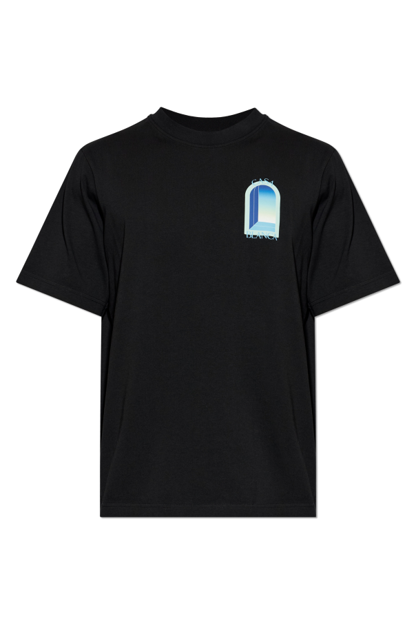 T-shirt with colorful print od Casablanca