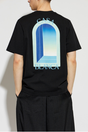 Casablanca T-shirt with colorful print